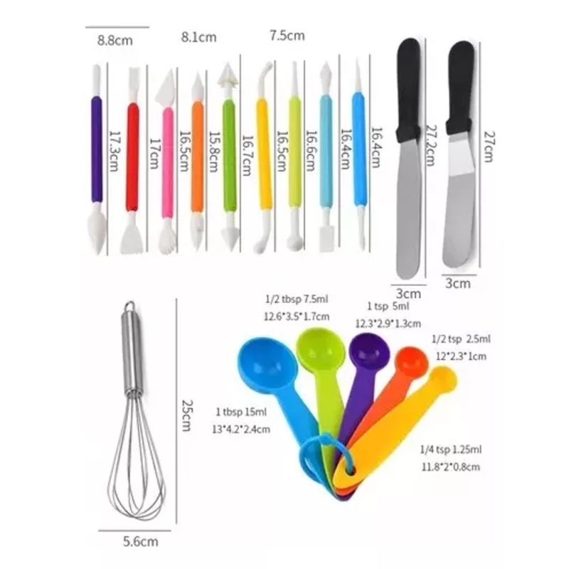 Comprar Kit Pastelero X66 Piezas en Electroshopy - Ángulo 2